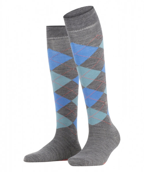 Marylebone Women's Knee Socks | Grey