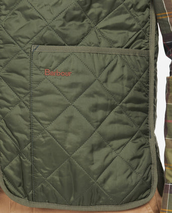 Gewatteerde Zip-in-Liner bodywarmer | Groen