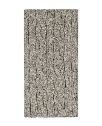 Irish Wool Scarf | Brown