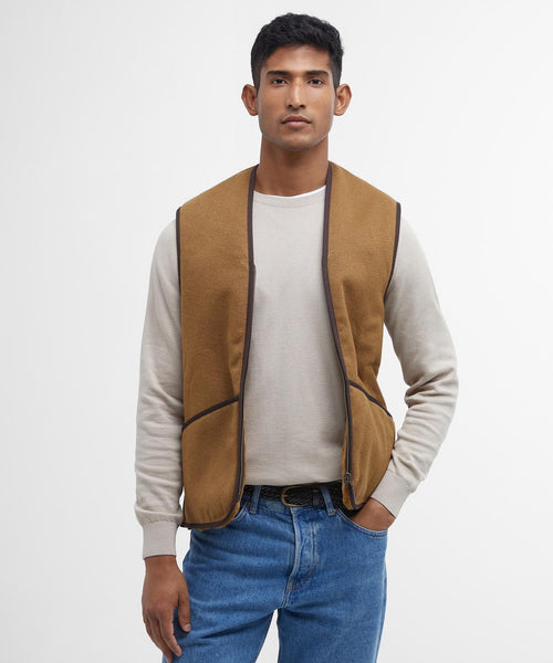 Warm Pile Liner bodywarmer | Brown