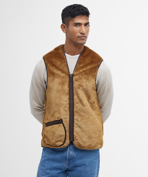 Warm Pile Liner bodywarmer | Brown