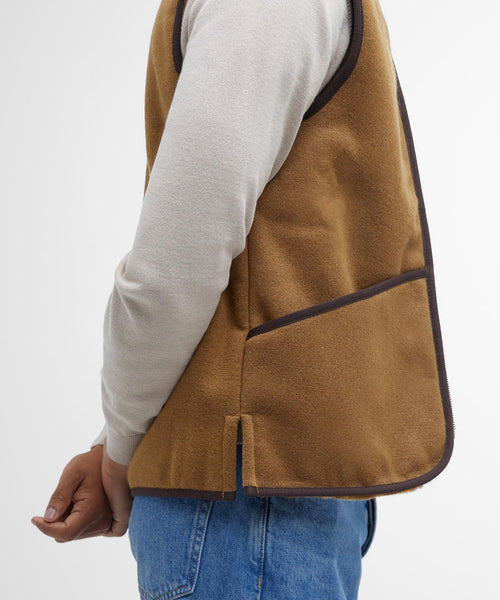 Warm Pile Liner bodywarmer | Brown