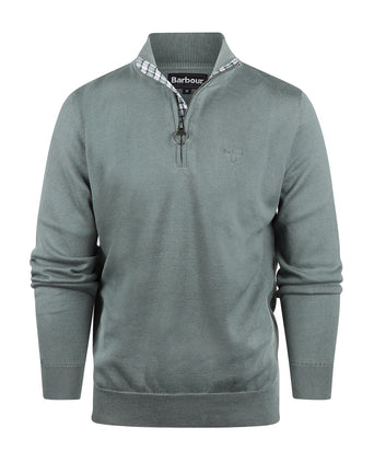 Barbour Cotton Half Zip Pullover | Grey