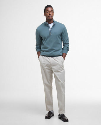 Barbour Cotton Half Zip Pullover | Grey