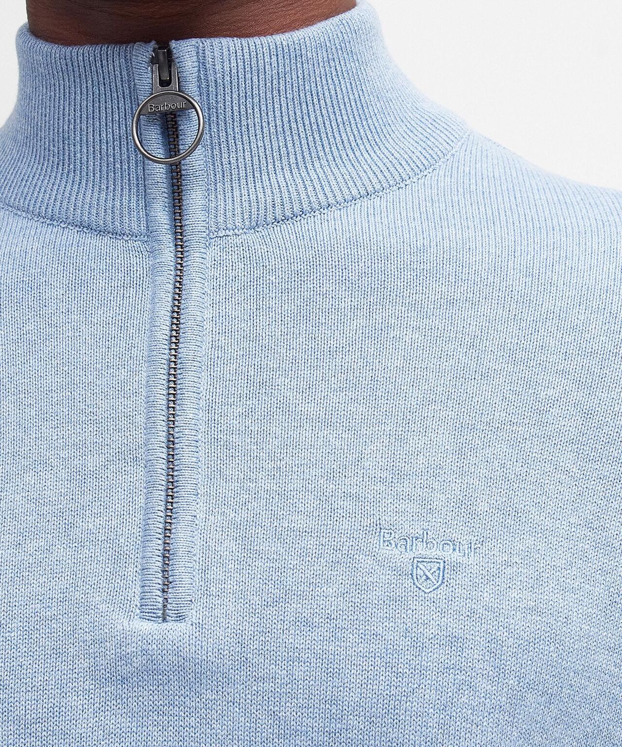 Barbour Cotton Half Zip Pullover | Blue