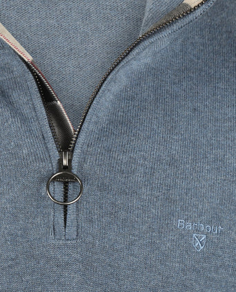 Barbour Cotton Half Zip Pullover | Blauw