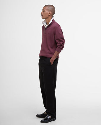 Barbour Cotton Half Zip Pullover | Red