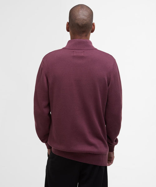 Barbour Cotton Half Zip Pullover | Rood