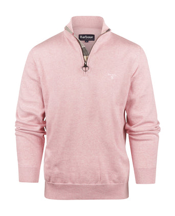 Barbour Cotton Half Zip Pullover | Roze