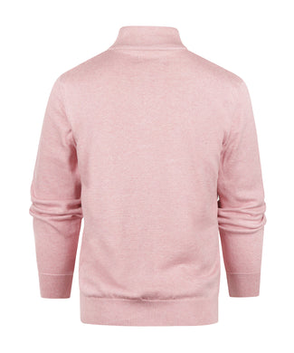 Barbour Cotton Half Zip Pullover | Pink Barbour Cotton Half Zip Pullover | Pink