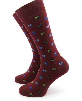 Organic cotton men's socks | Red