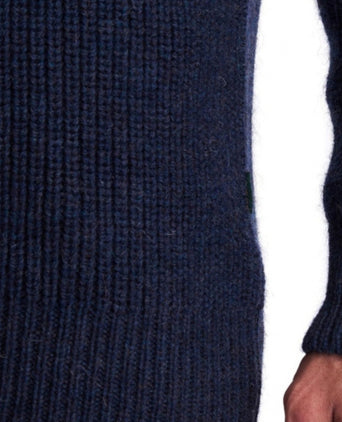 Barbour Pull New Tyne Crew | Denim Blauw