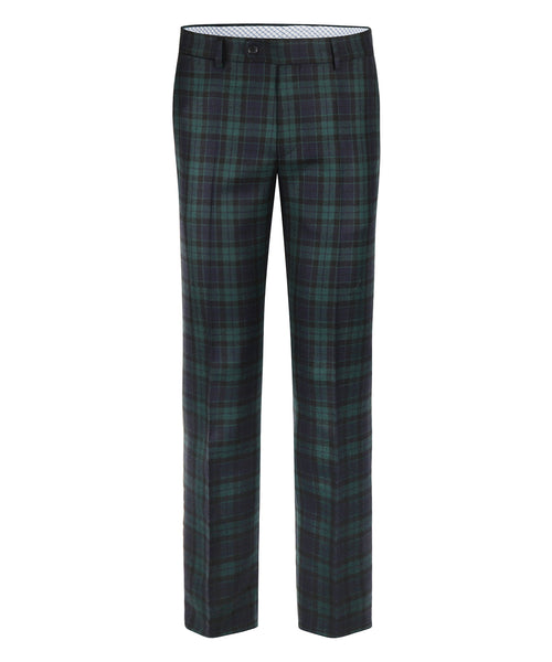 Chino Plaid Pattern Wool | Blackwatch