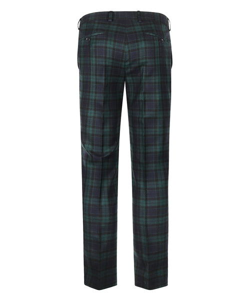 Chino Plaid Pattern Wool | Blackwatch
