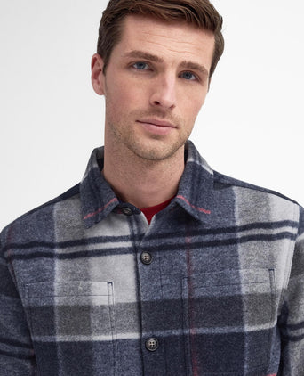 Barbour Chapter Tailored Check Overshirt | Blauw