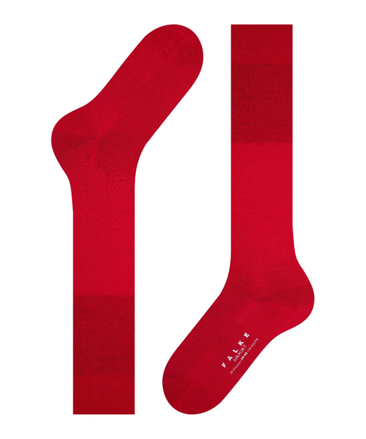 Airport Men's Knee Socks | Red
