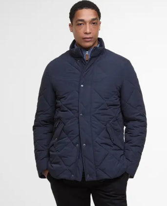 Barbour Winter Chelsea Quilted Jacket | Navy Blauw