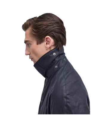 Wax jacket Ashby | Navy Blauw
