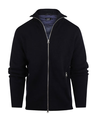 Zip Vest Men | Navy Blue