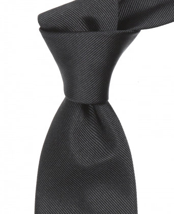 Uni Silk Tie | Black