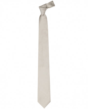 Uni Zijden stropdas | Bruin