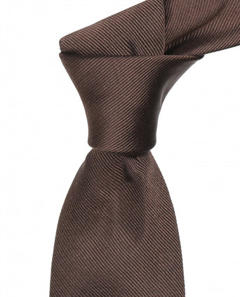 Uni Silk Tie | Brown