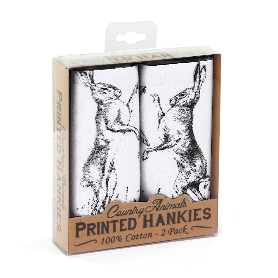Bedrucktes Taschentuch | Hase