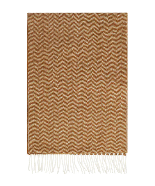 Wollschal 180x30 | Braun