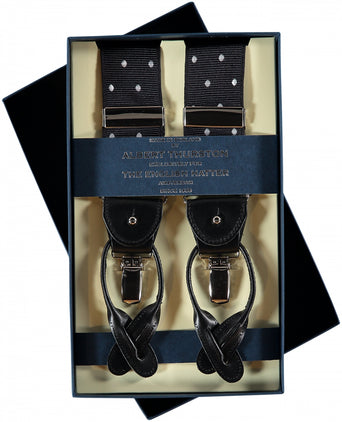 2-in-1 Braces with Clips and Straps | Black