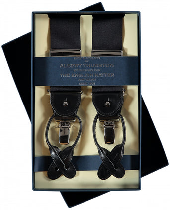 2-in-1 Braces with Clips and Straps | Black