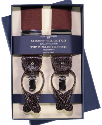 2-in-1 Braces with Clips and Straps | Brown