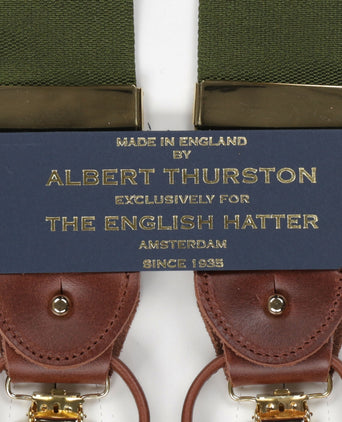 2-in-1 Bretels met clips en patten | Groen