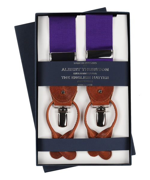 2-in-1 Braces with Clips and Straps | Purple