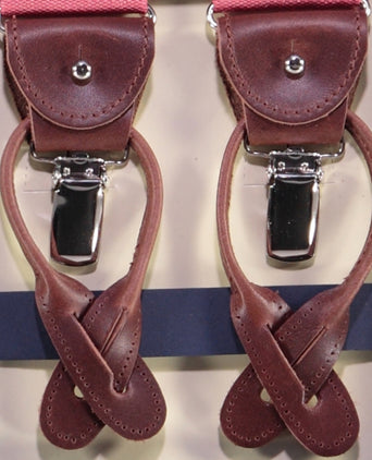 2-in-1 Bretels met clips en patten | Paars