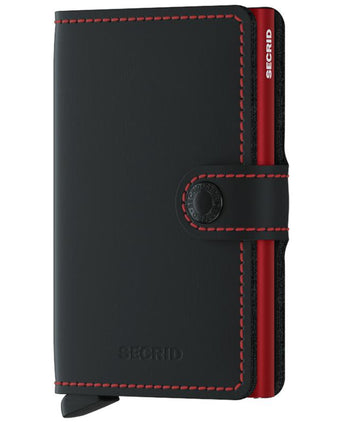 Secrid Miniwallet | Matte Black&Red