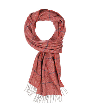 Sjaal Wol met Cashmere | Rood