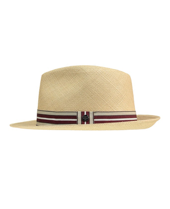 Trilby Panama Hoed | Bruin