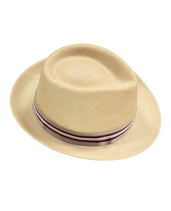 Trilby Panama Hoed | Bruin
