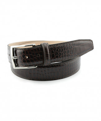 Belt Croco print | Brown Belt Croco print | Brown