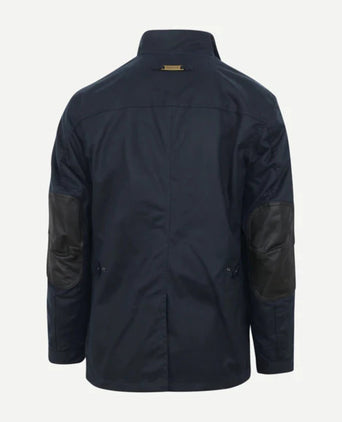 Barbour Wax jacket Ogston | Navy Blauw