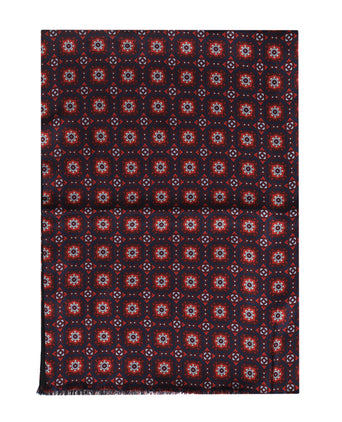 Scarf Silk and Wool | Blue