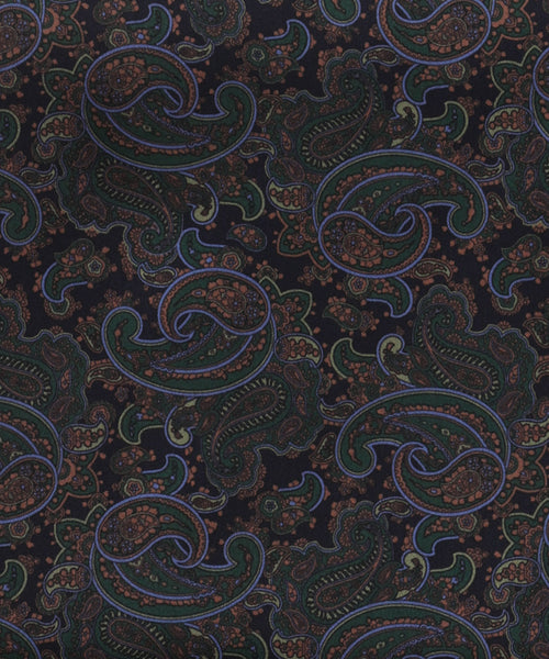 Scarf Silk and Wool | Blue