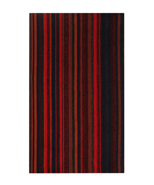 Scarf wool knitted 180x26 | Red