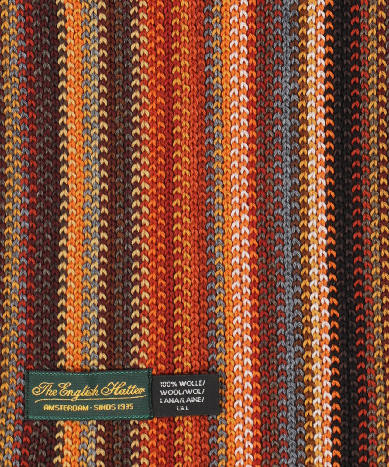 Wollstrickschal 180x26 | Orange