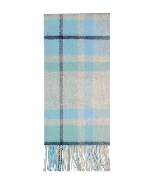Lammwollschal 190x48 | Blau