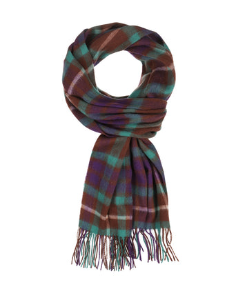 Sjaal lamswol 190x48 | Blauw