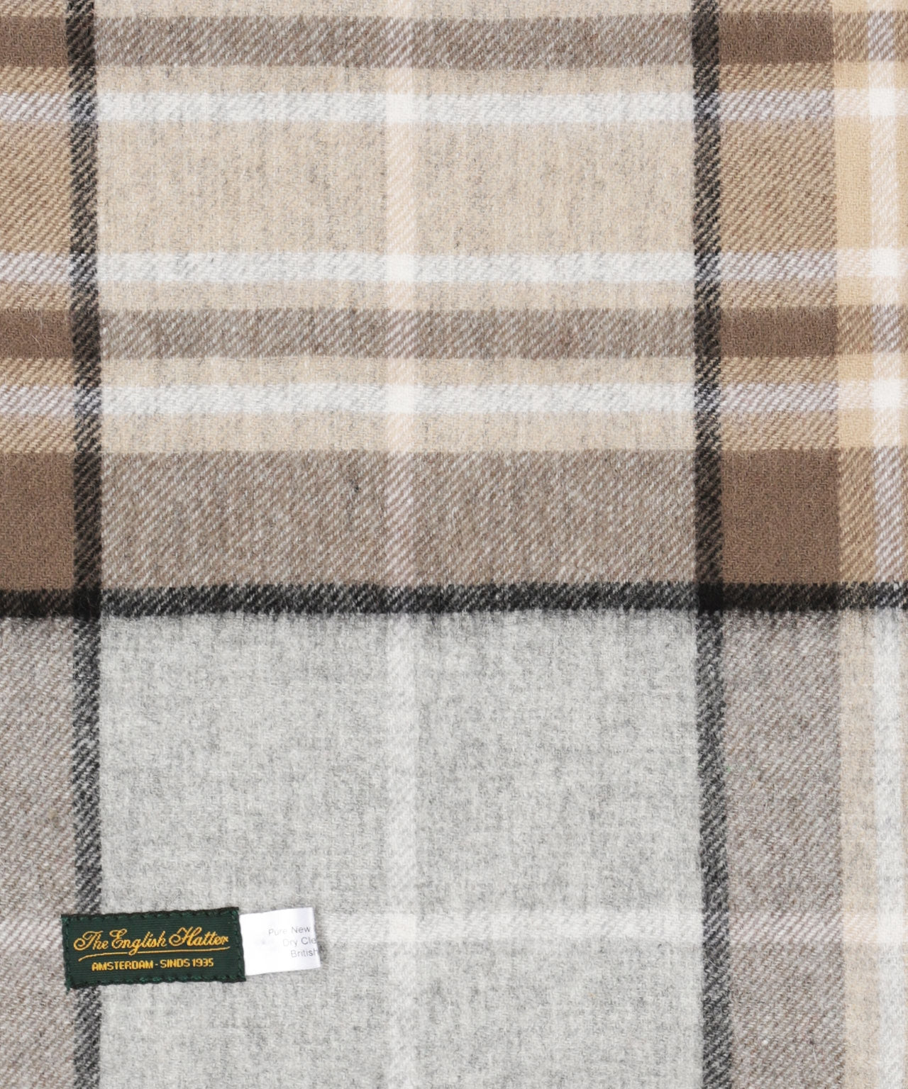 Lammwollschal 190 x 48 cm | Braun
