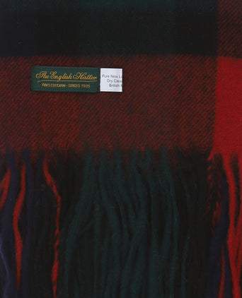 Scarf lambswool 190x48 | Red