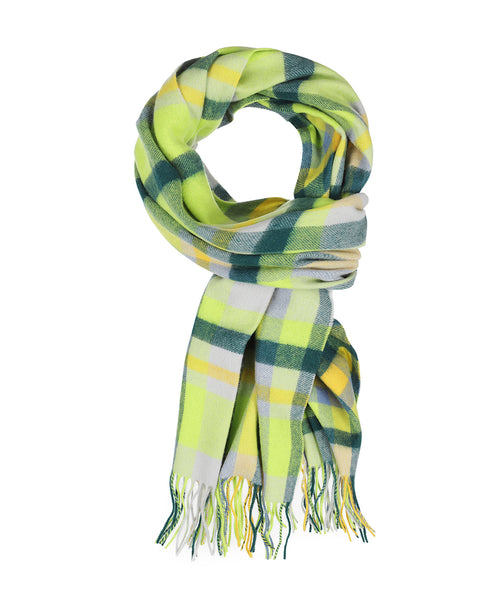 Scarf lambswool 190x48 | Green