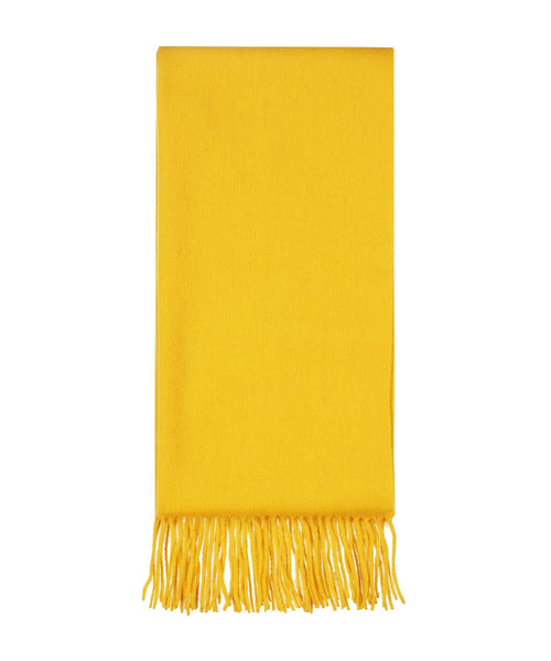 Scarf lambswool 190x48 | Yellow
